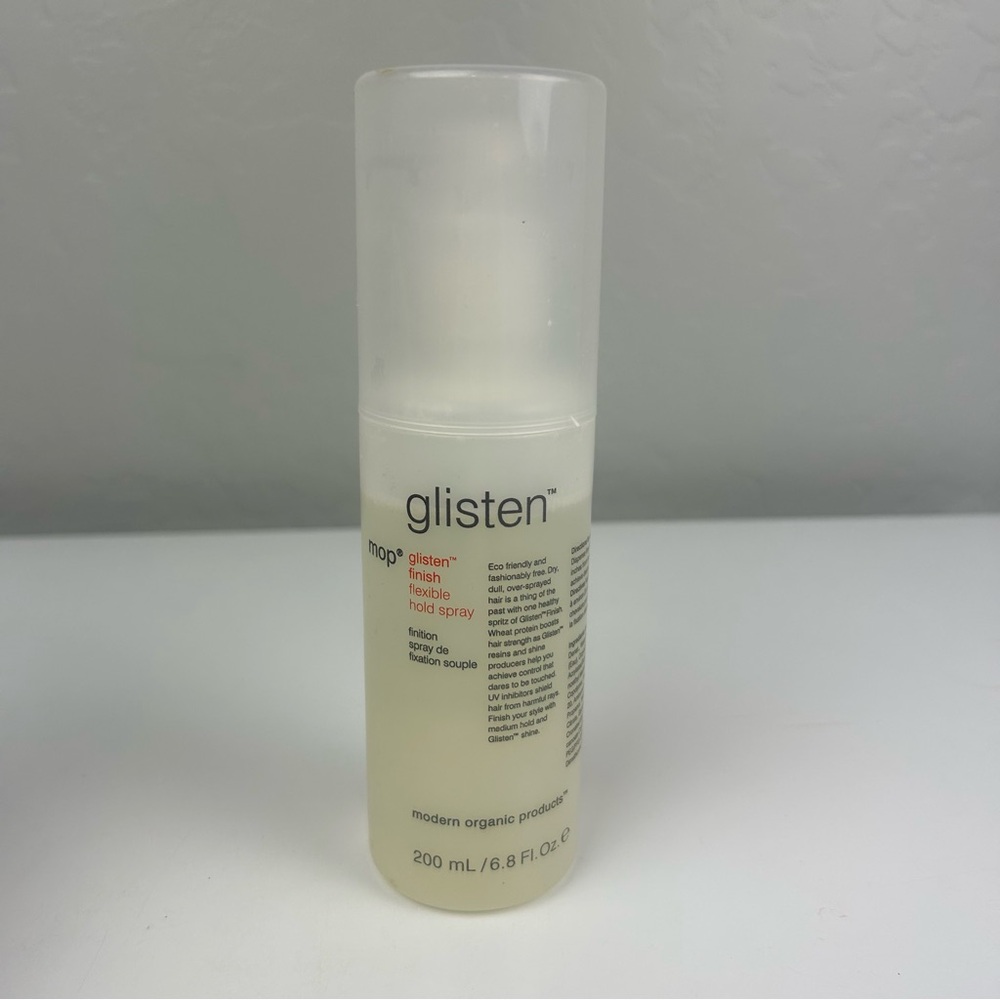 MOP modern organic products glisten finish flexible hold spray